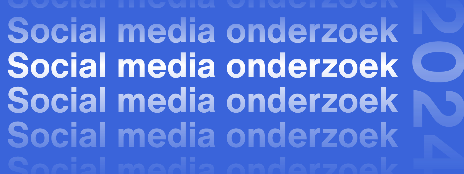 Social media onderzoek 2024